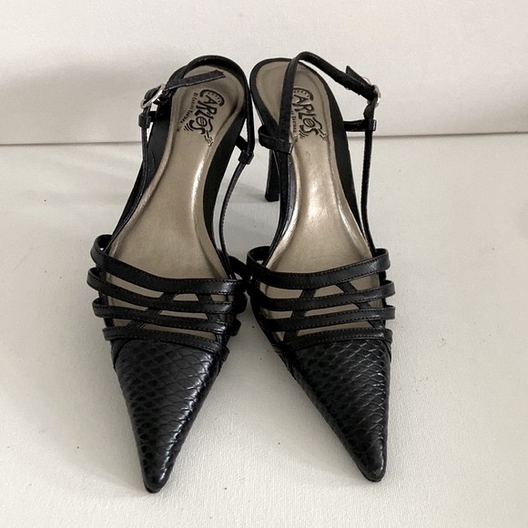 Slingback Pointy Toe Pumps - Picture 4 of 5